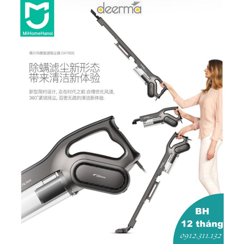 Máy Hút Bụi Cầm Tay có dây Deerma DX700S, DX700 - BH CHÍNH HÃNG 06 Tháng, bản Quốc tế | BigBuy360 - bigbuy360.vn