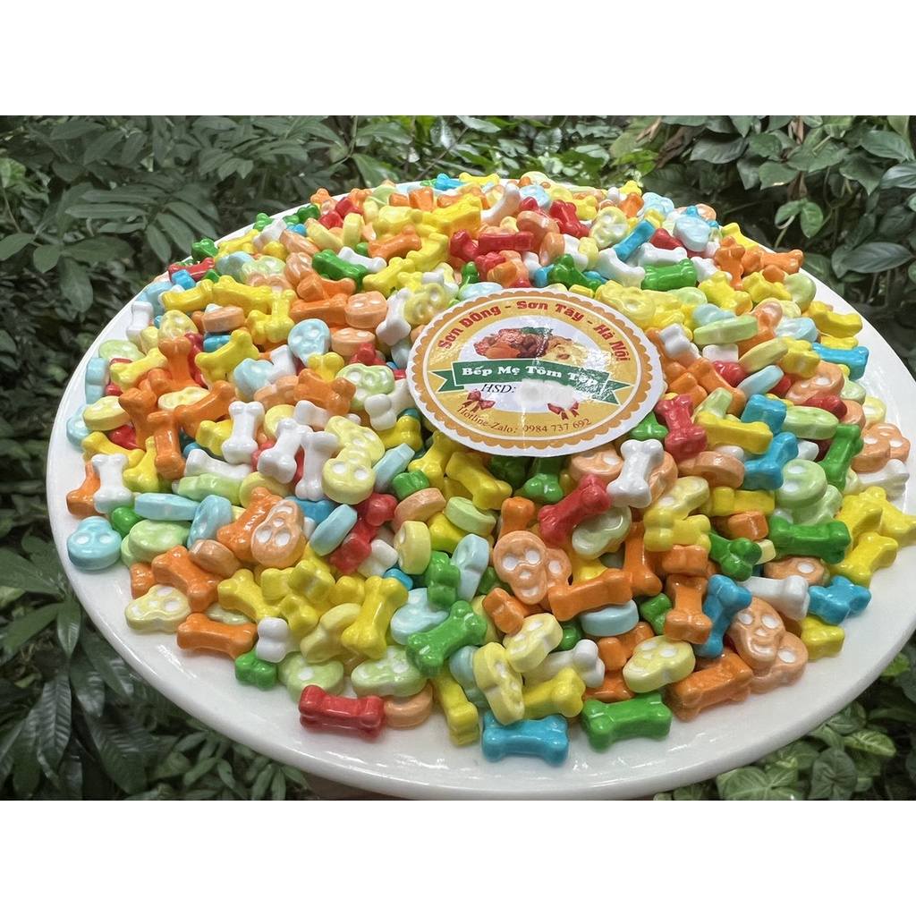 500GR KẸO C XƯƠNG CÚN TRÁI CÂY MIX VỊ NGON MÊ LY