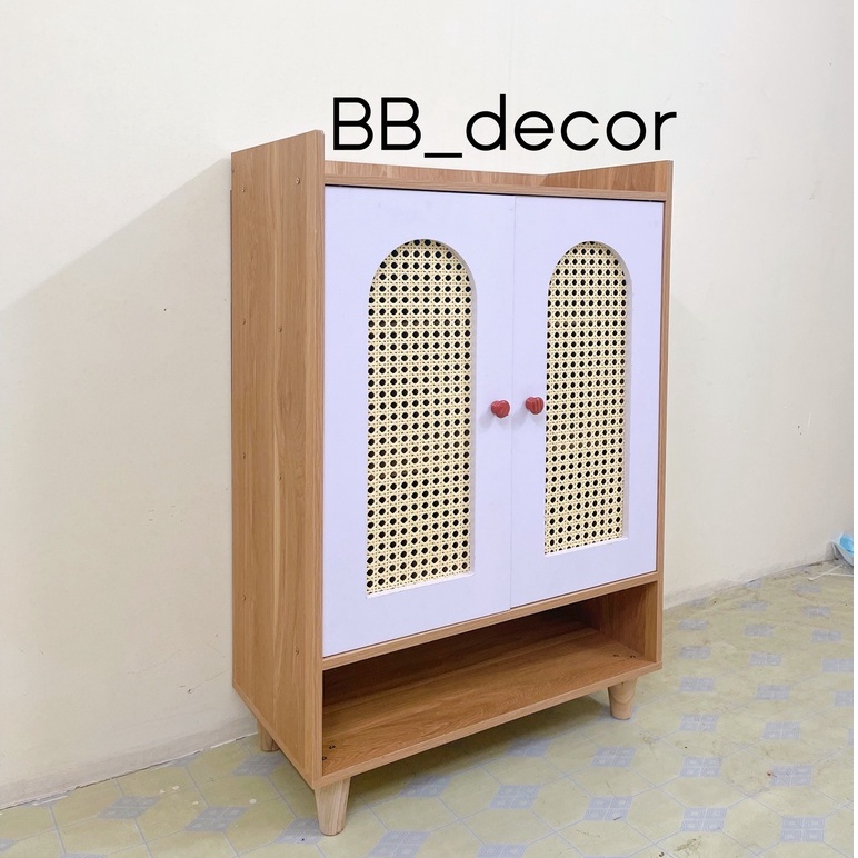 Tủ giày gỗ tủ đựng giày dép 4 ngăn chất liệu MDF phong cách hiện đại - TGM29