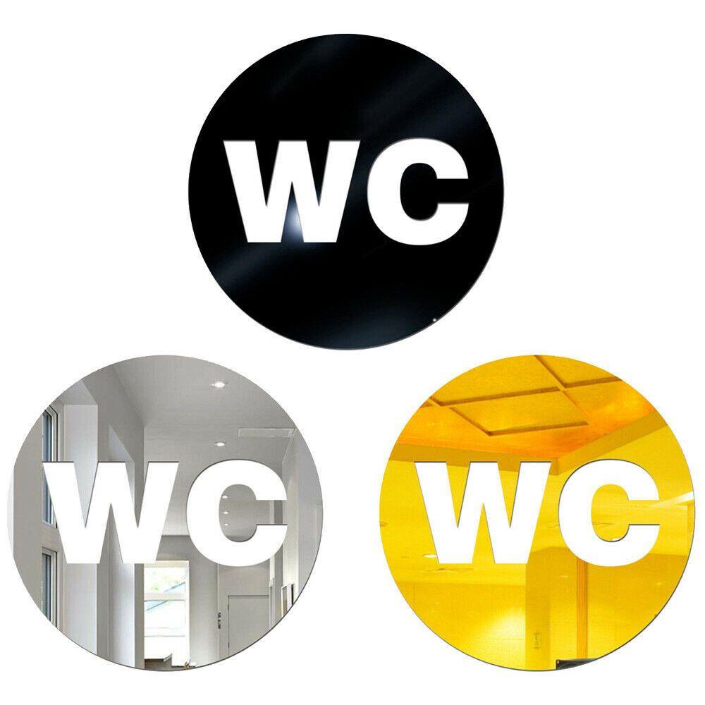 Miếng Dán Cửa Nhà Tắm Bằng Acrylic Tráng Gương Sang Trọng