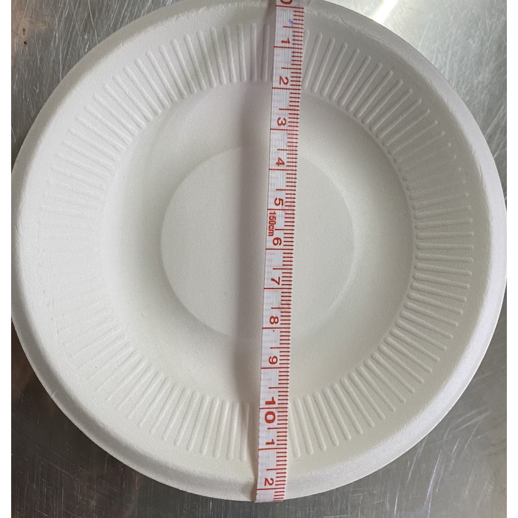 Set 10 dĩa giấy bã mía 12cm