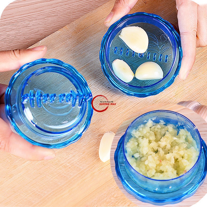 [Giá Sỉ] Dụng Cụ Xay Tỏi Cầm Tay Nhựa Acrylic Cao Cấp