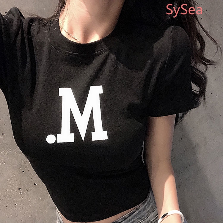 Áo Lửng Tay Ngắn Thiết Kế Dáng Ôm Quyến Rũ Thời Trang Mùa Hè Dành Cho Bạn Nữ