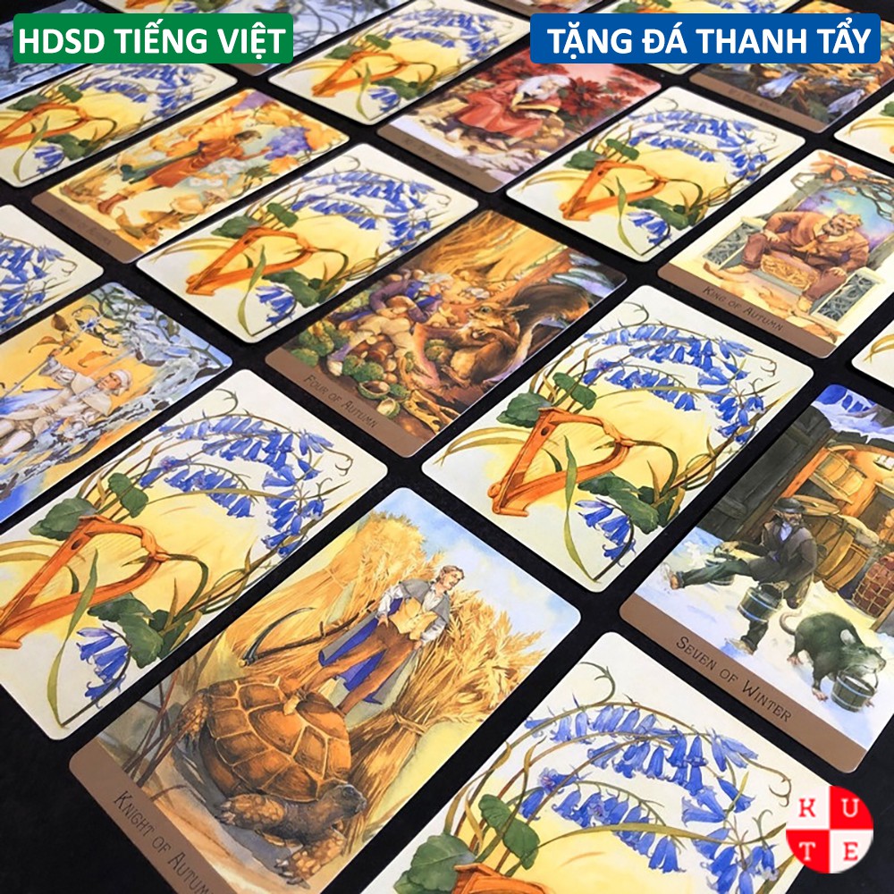 Bài Tarot Victorian Fairy 78 Lá Bài Tặng Hướng Dẫn Tiếng Việt Và Đá Thanh Tẩy E37