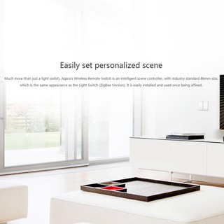 Original Xiaomi Aqara Smart Wireless Wall Switch Light Remote Control ZiGBee WiFi Wireless Key Wall Switches Work w