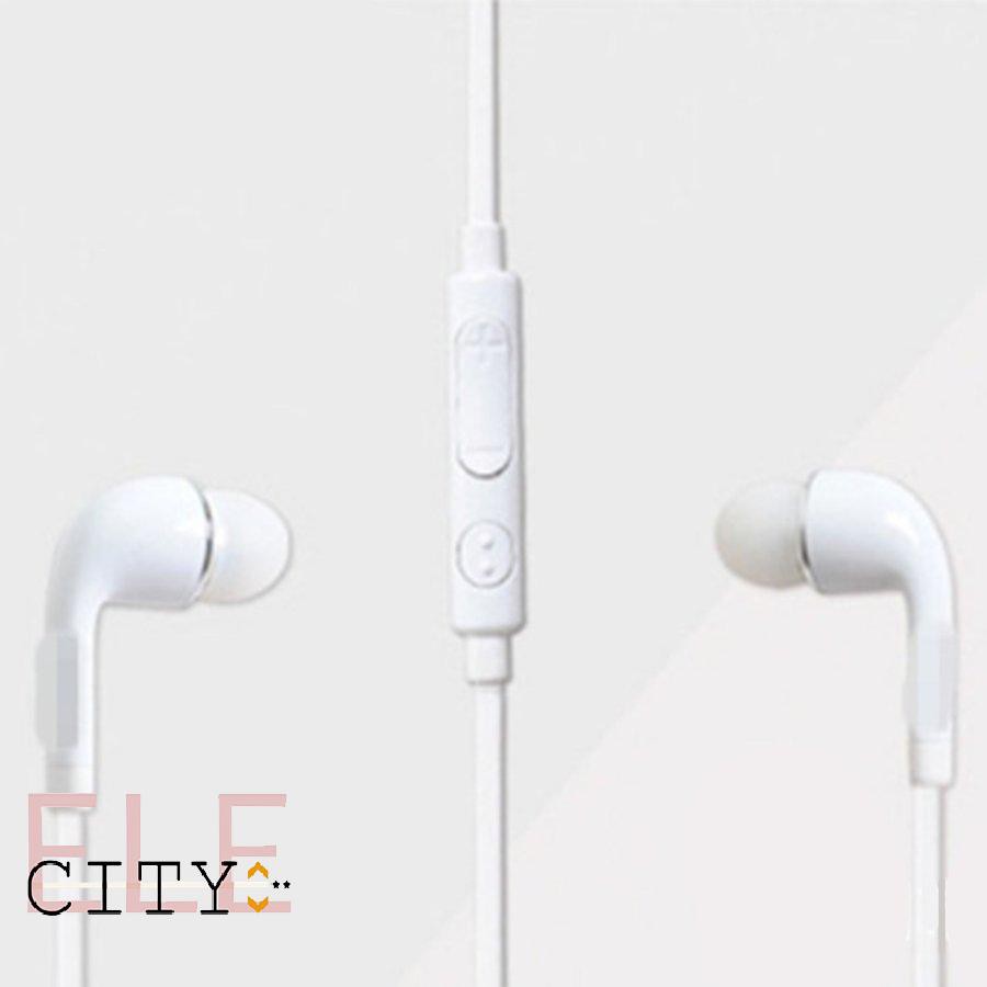 Tai nghe nhét tai có dây 3.5mm với điều khiển mic / âm lượng cho S4/S6/J5/Jb
