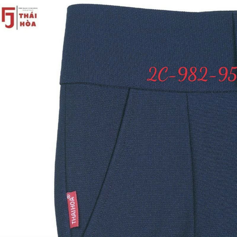 Quần tây Thái Hòa 9 tấc 2 ly chìm màu xanh navy 2C-982