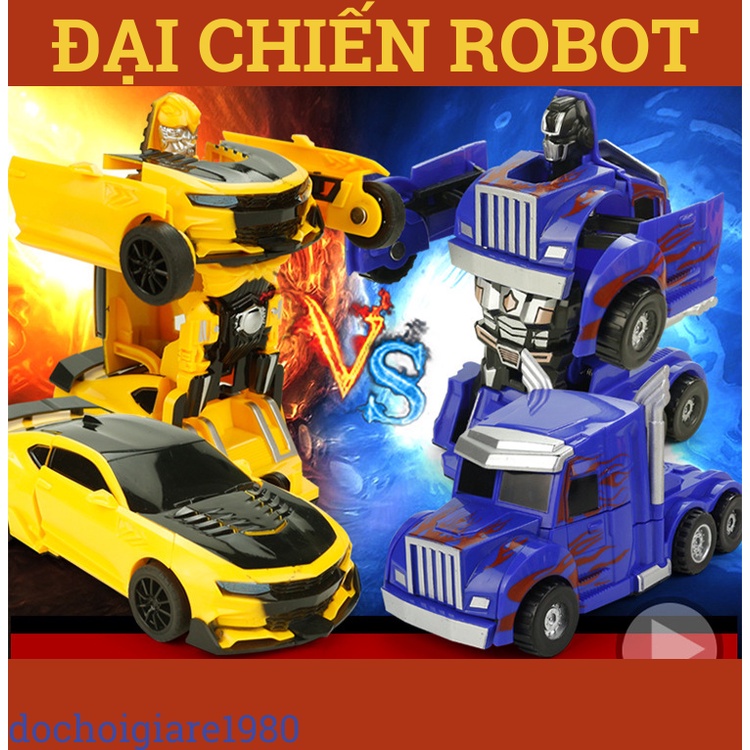 Ô tô biến hình thành người máy, robot cho bé trai, nhiều mẫu mã, đa dạng về mầu sắc