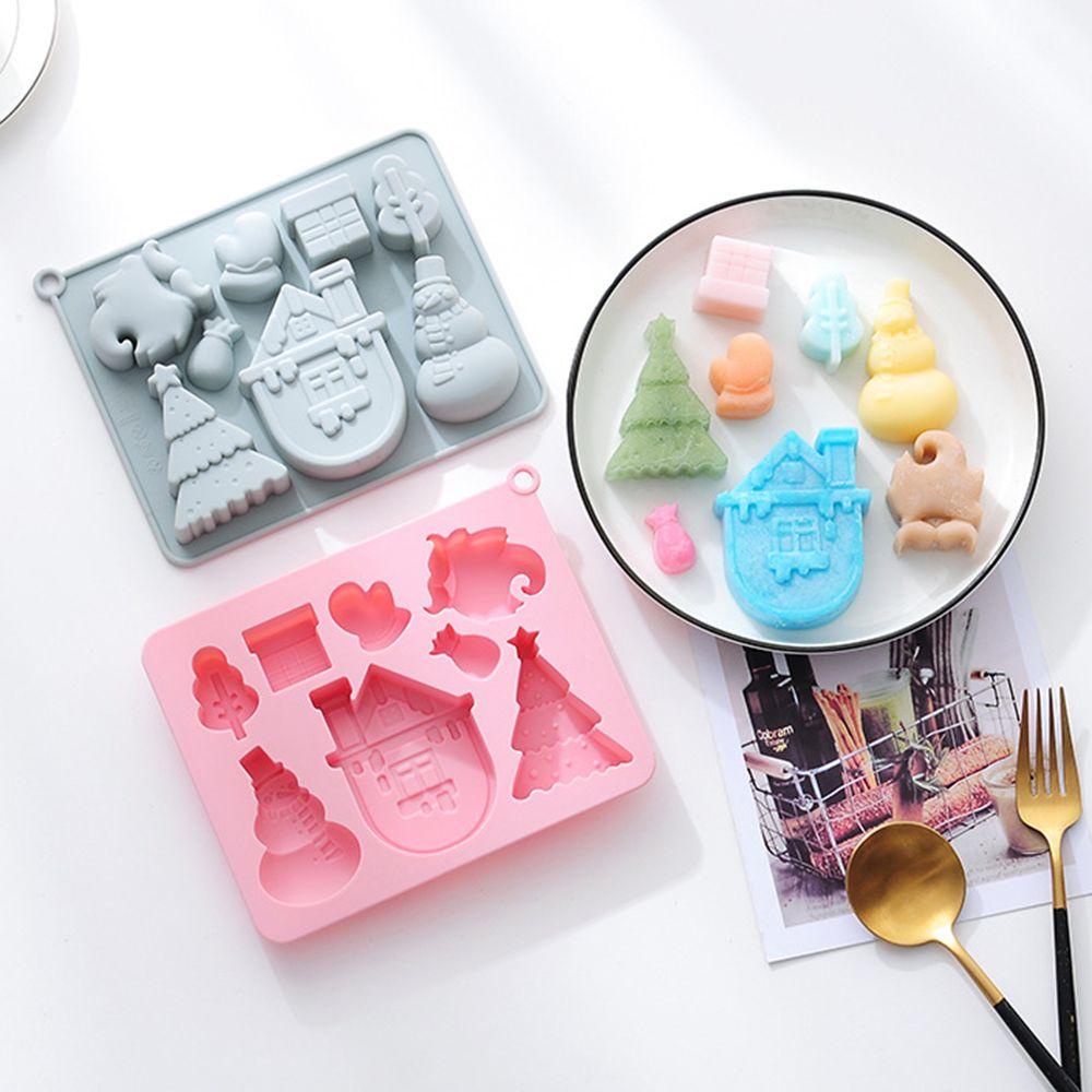 SUENIN Khuôn Silicone Làm Bánh Chủ Đề Giáng Sinh