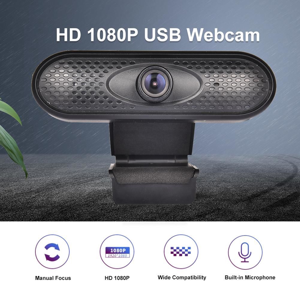 Webcam 1080p HD kèm micro dành cho máy tính / TV / máy ghi hình