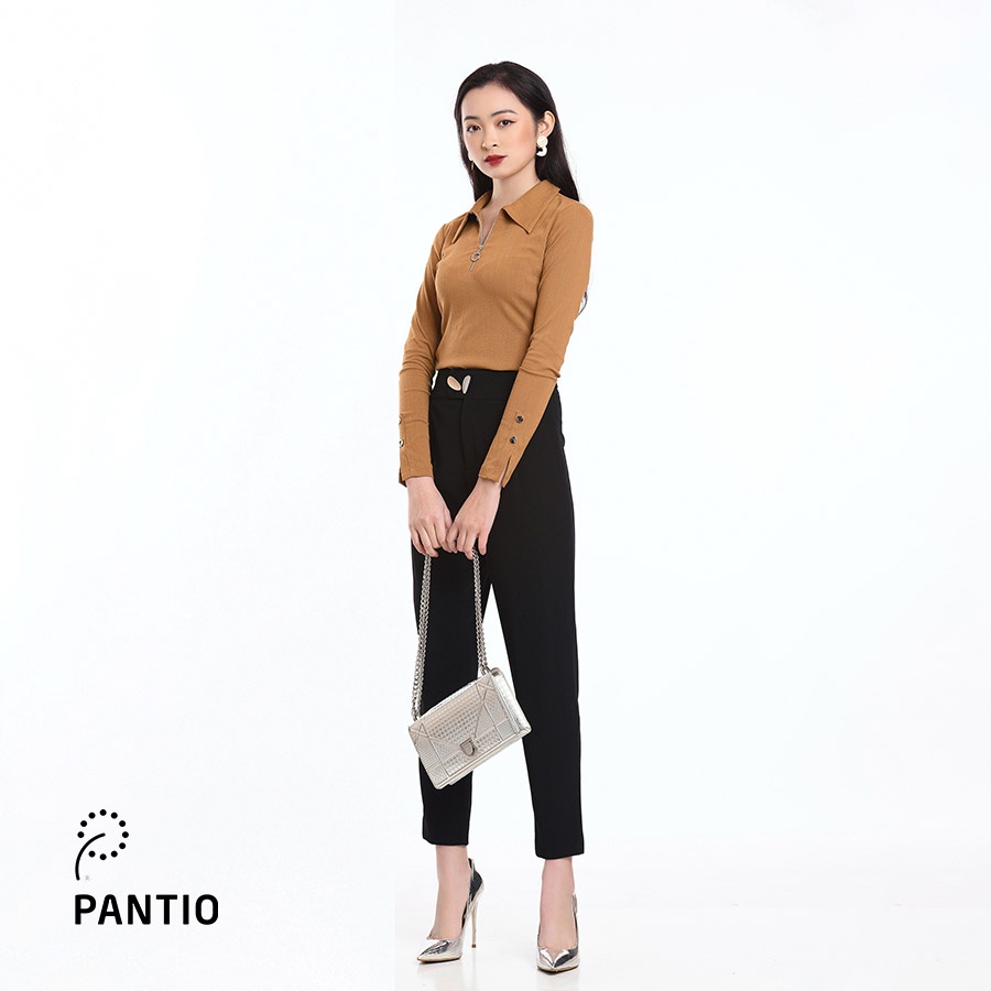 Quần dài chất liệu thô mềm dáng baggy FQD1749 - PANTIO