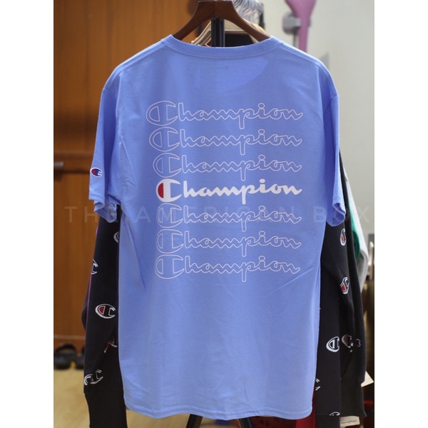 Áo thun Champion ⚡️AUTHENTIC ⚡️ stacked 7 lines ngắn tay