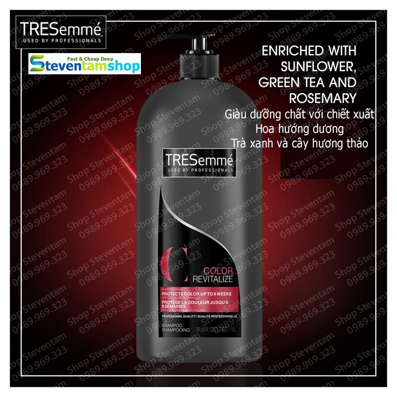 Dầu gội, xả TREsemme 1150 chống phai màu tóc nhuộm