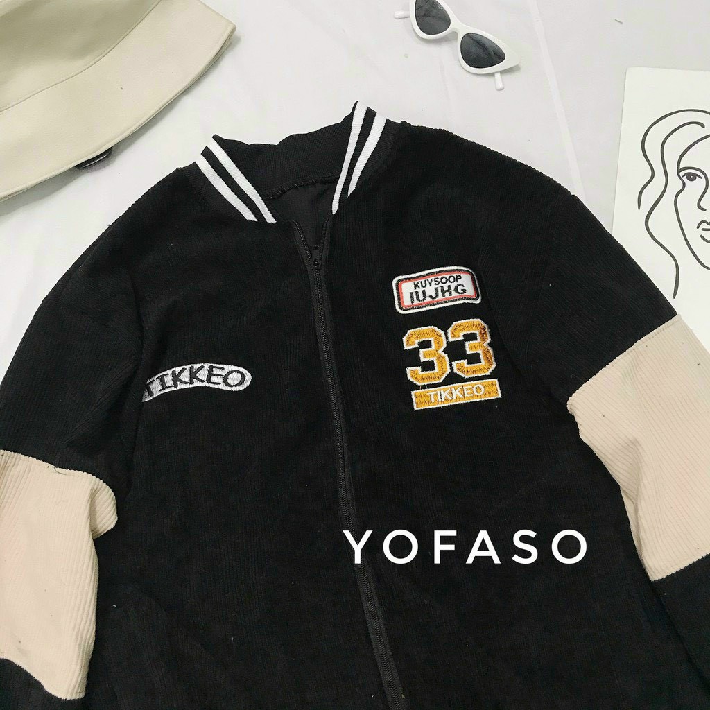 Áo Khoác Bomber Chất Nhung 33 - Áo Bomber Nam Nữ Unisex Nhung Siêu Đẹp - GAKNH8