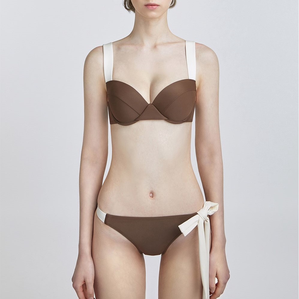 Bikini đồ bơi nữ 2 mảnh đi biển tam giác buộc dây sexy tôn dáng cao cấp Cici