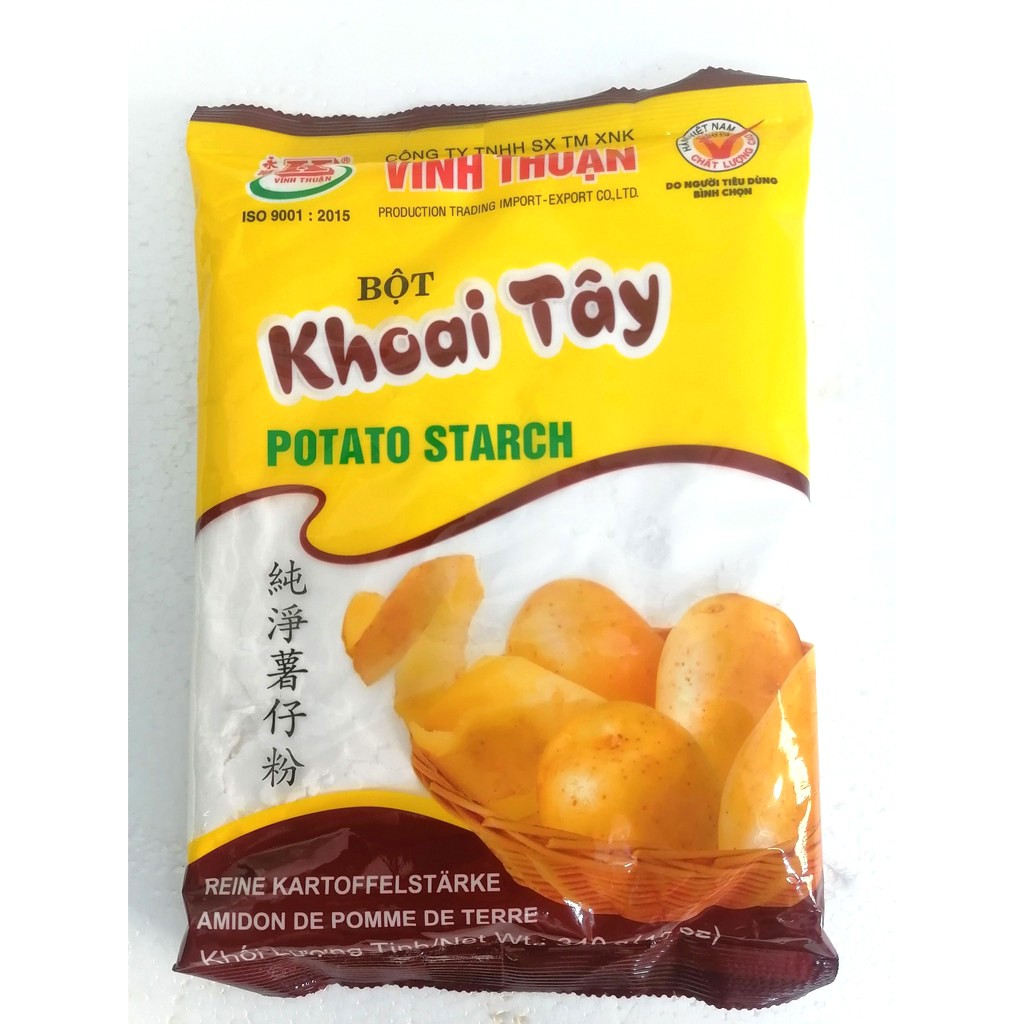 [LUÔN CÓ HÀNG] BỘT KHOAI TÂY VĨNH THUẬN 340G - POTATO STARCH