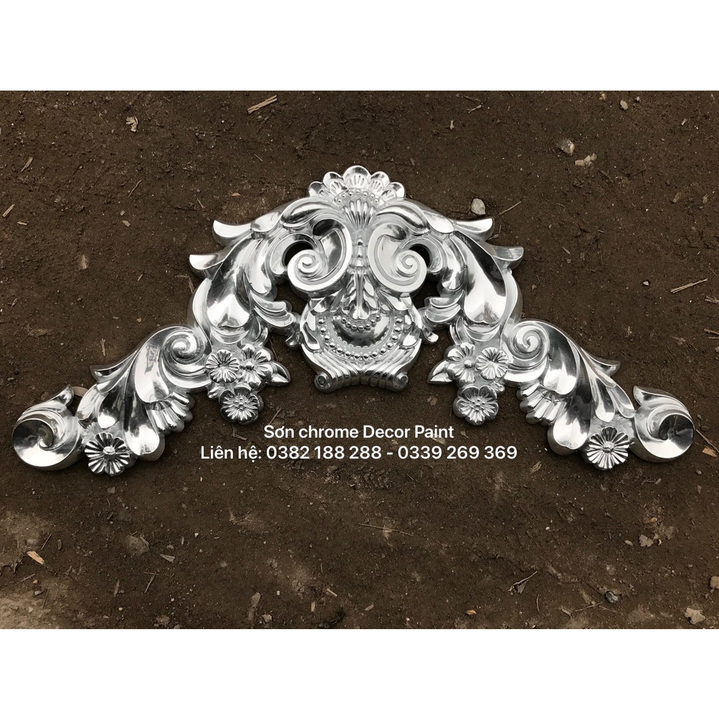 Sơn Chrome Decor Paint hiệu ứng màu inox trên mọi chất liệu
