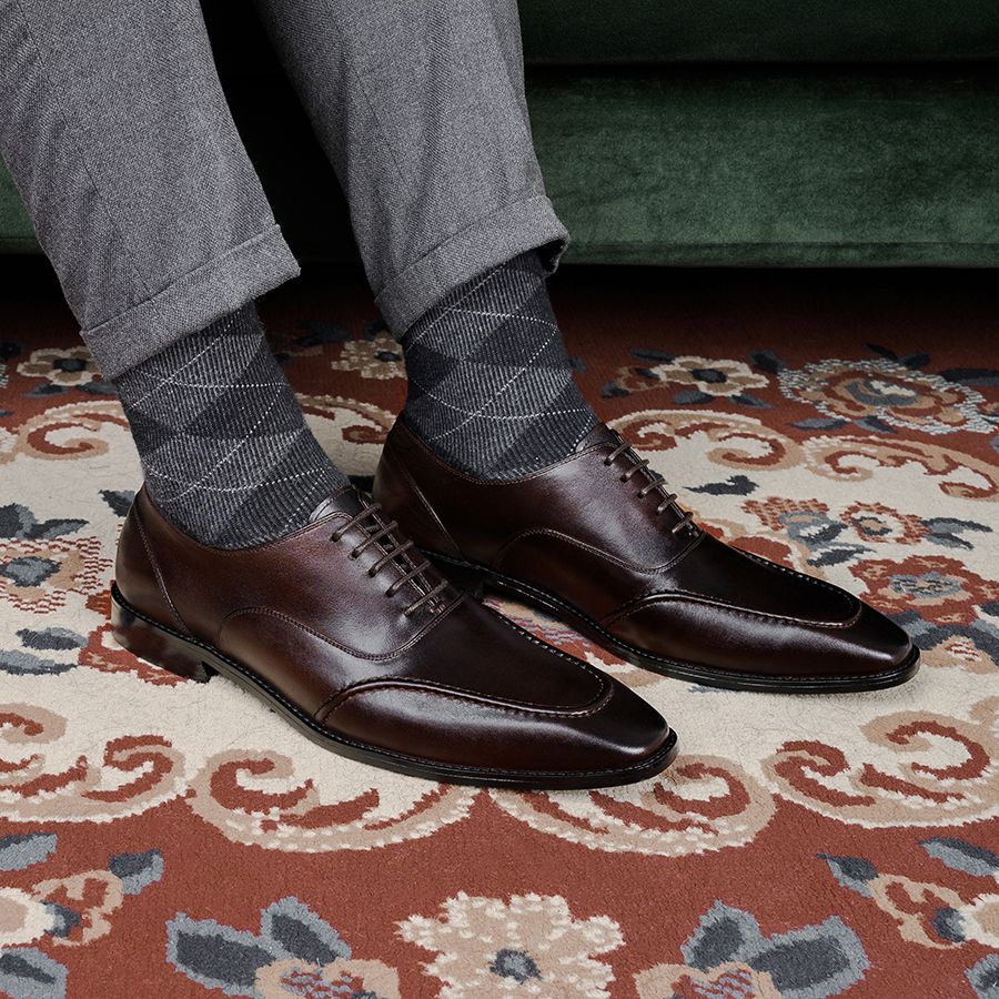 Giày Tây Nam LAFORCE Buộc Dây GNLA0920-N Tặng Tất UNIQLO Chính Hãng