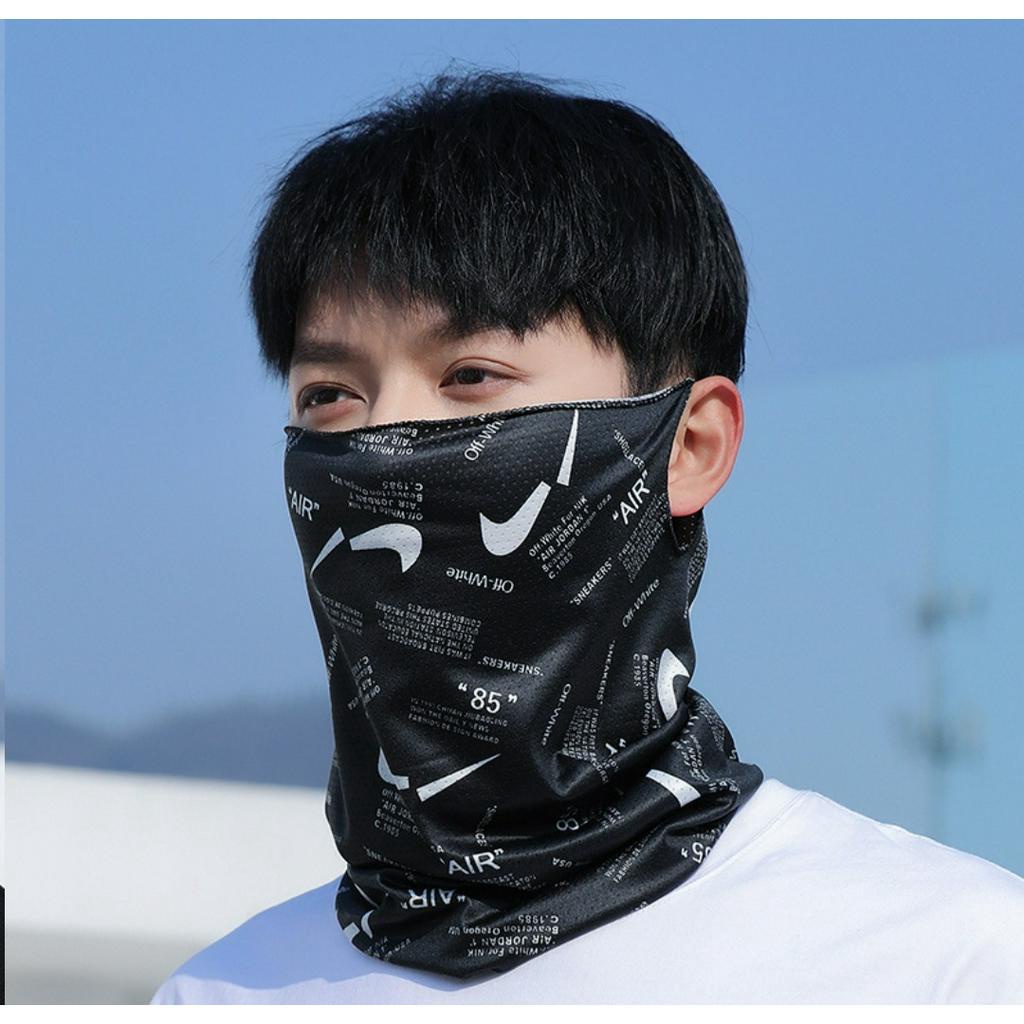 Khẩu trang che cổ, khăn ống đa năng vải thông hơi điều hòa thoáng khí chống nắng thời trang phong cách