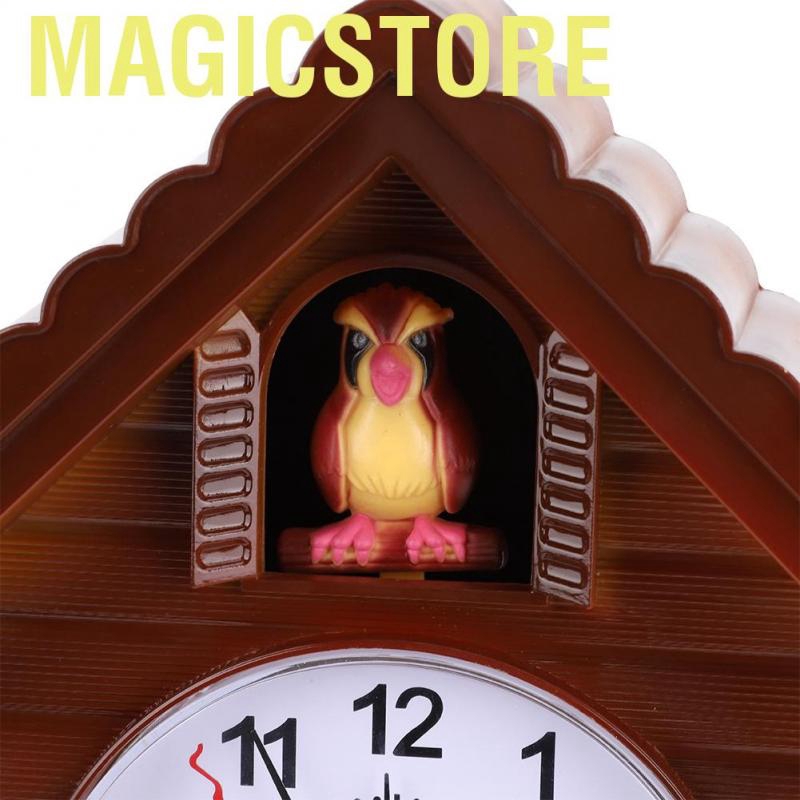 Magicstore Cuckoo Clock Tree House Wall Art Vintage Decoration for Home Living Room Office