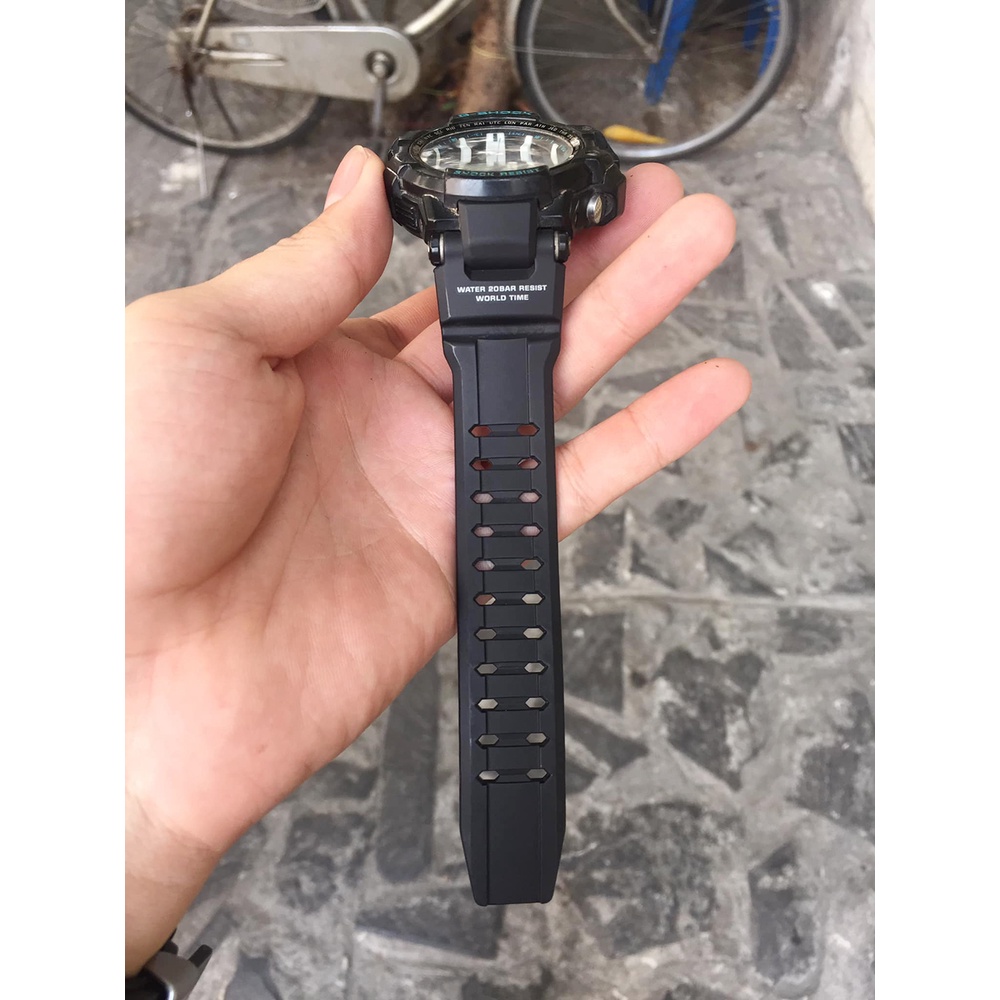 [2 MẪU] Dây đồng hồ cao su cho Casio G-Shock GA-1000 GW-A1100 GW-A1000 GW-4000 G-1400 GShock GWA1100 GW4000 GA1000