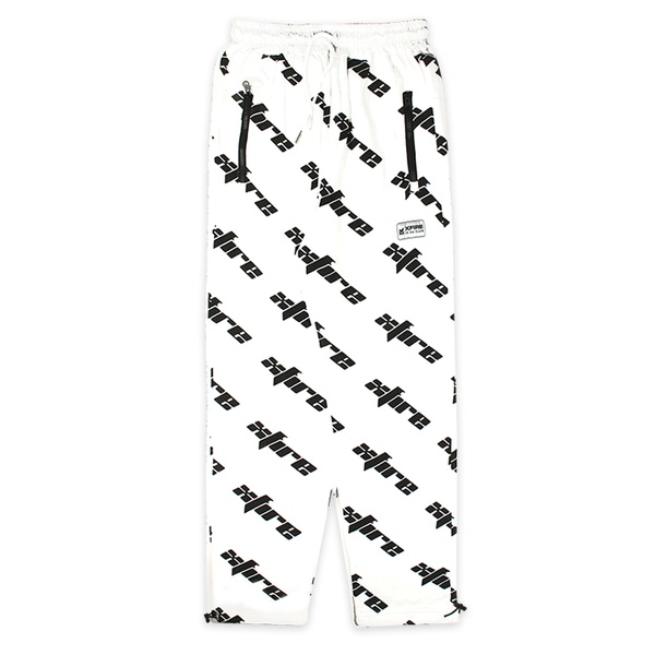 Quần Dài XF OVERSIZED MONOGRAM PANTS IN WHITE