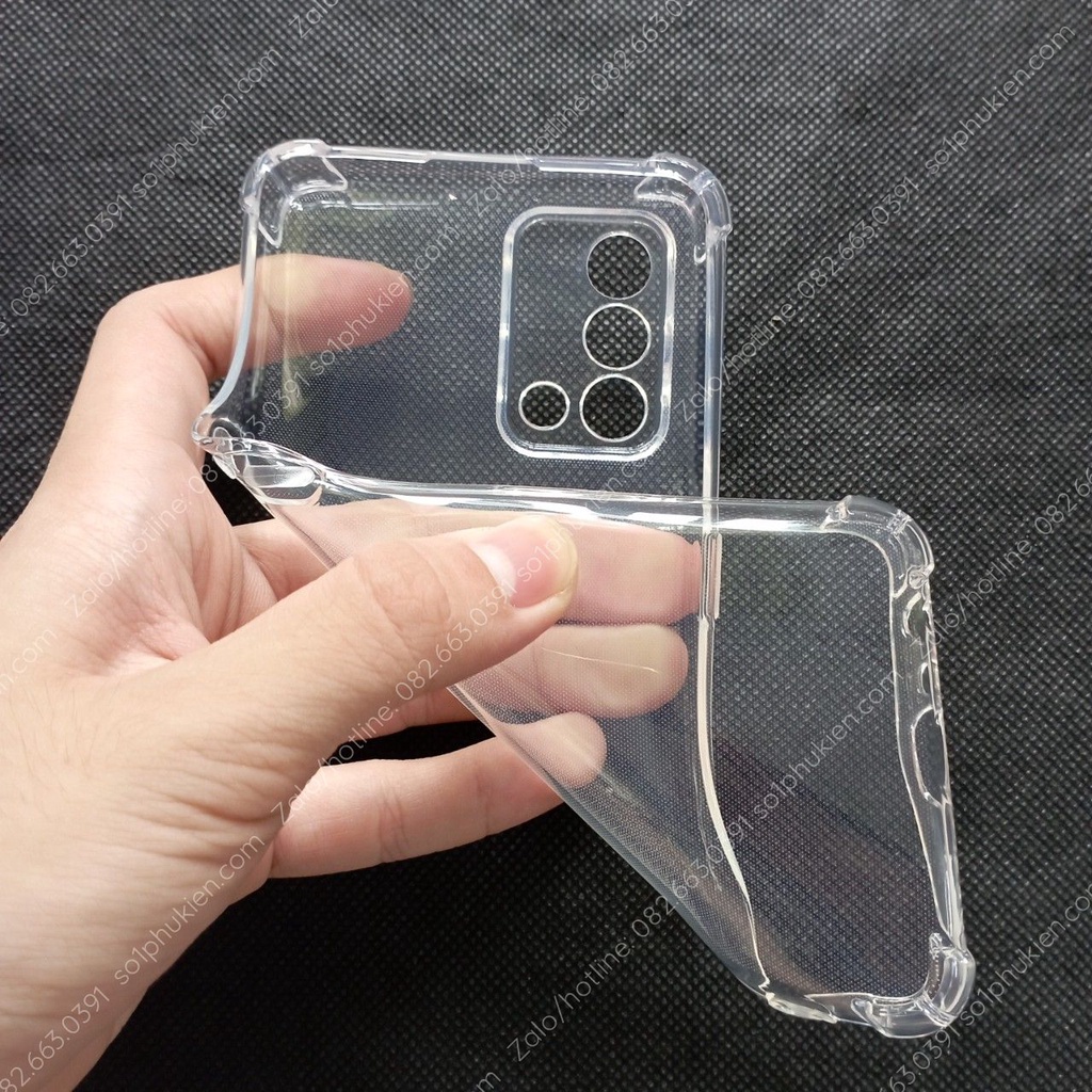 Ốp lưng Oppo A74 4G / A95 / F19 loại dẻo trong cao cấp, trong chống sốc bảo vệ cam bền đẹp
