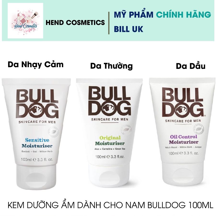 Dưỡng ẩm cho nam BullDog Moisturiser (Bill Anh)