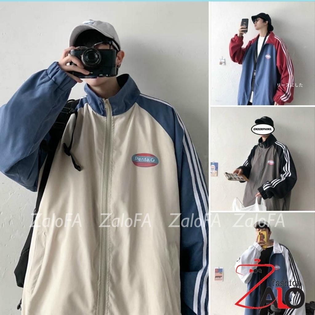 Áo Khoác Dù 2 lớp Nam Nữ PENTA.Q From Rộng, Áo bomber dù bóng chày Unisex ZALOFA