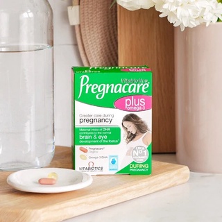 [CHÍNH HÃNG] Vitamin và khoáng chất cho mẹ bầu và cho con bú Pregnacare Plus Omega - 3
