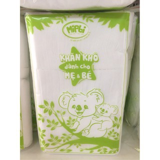 [Mipbi] Khăn Vải Khô Tiện Dụng Cho Bé Sơ Sinh Loại 300g