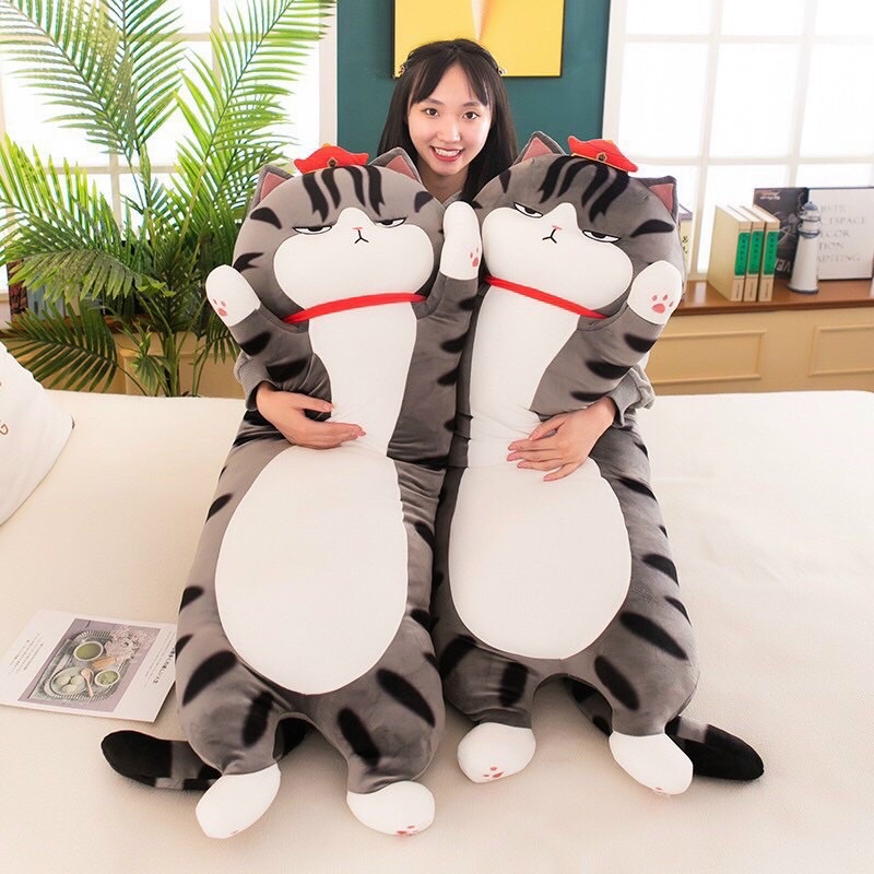 Gấu bông mèo hoàng thượng, thú nhồi bông cho bé mềm mịn siêu to nhiều size