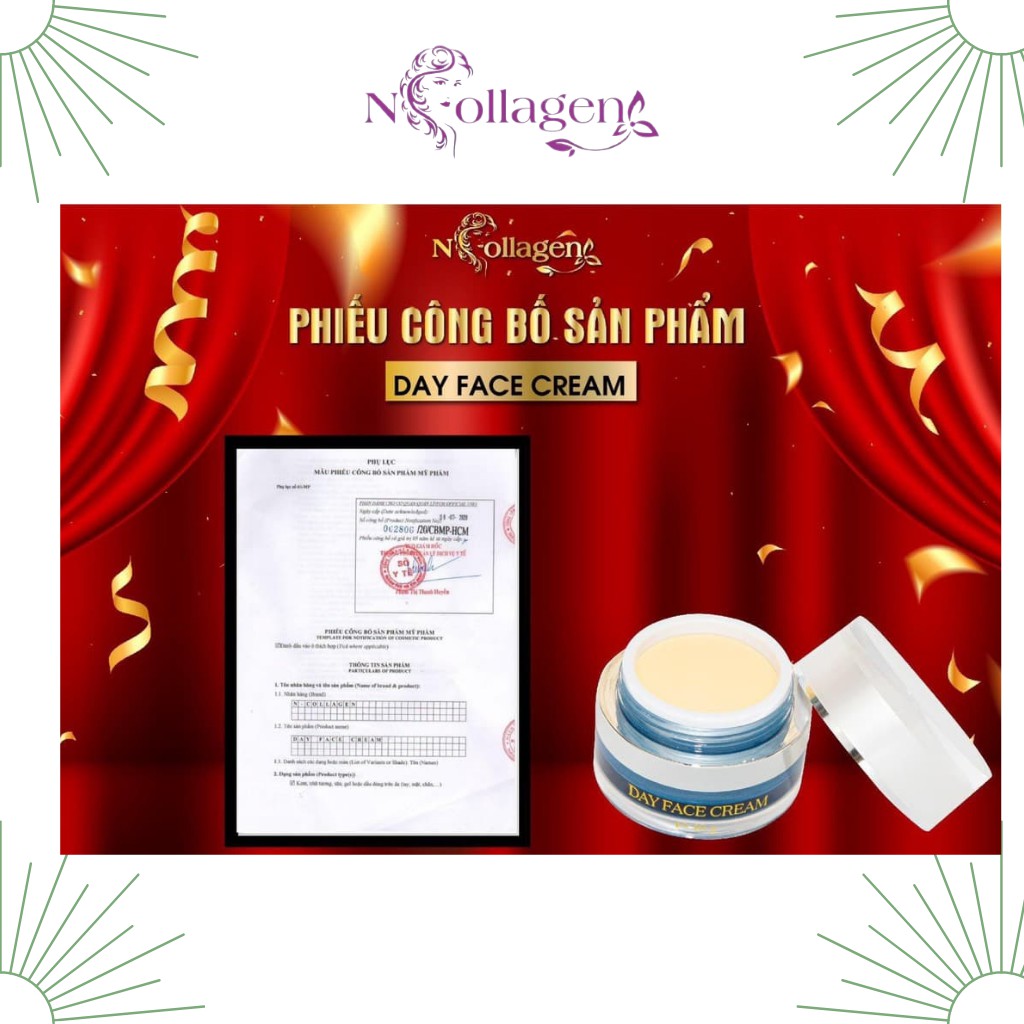 KEM YẾN NGÀY N.COLLAGEN (Đánh bay n.ám, t.àn n.hang, m.ụn, nâng cơ mặt). KL: 40g. Chống nắng 45+. Tặng tẩy tb chết