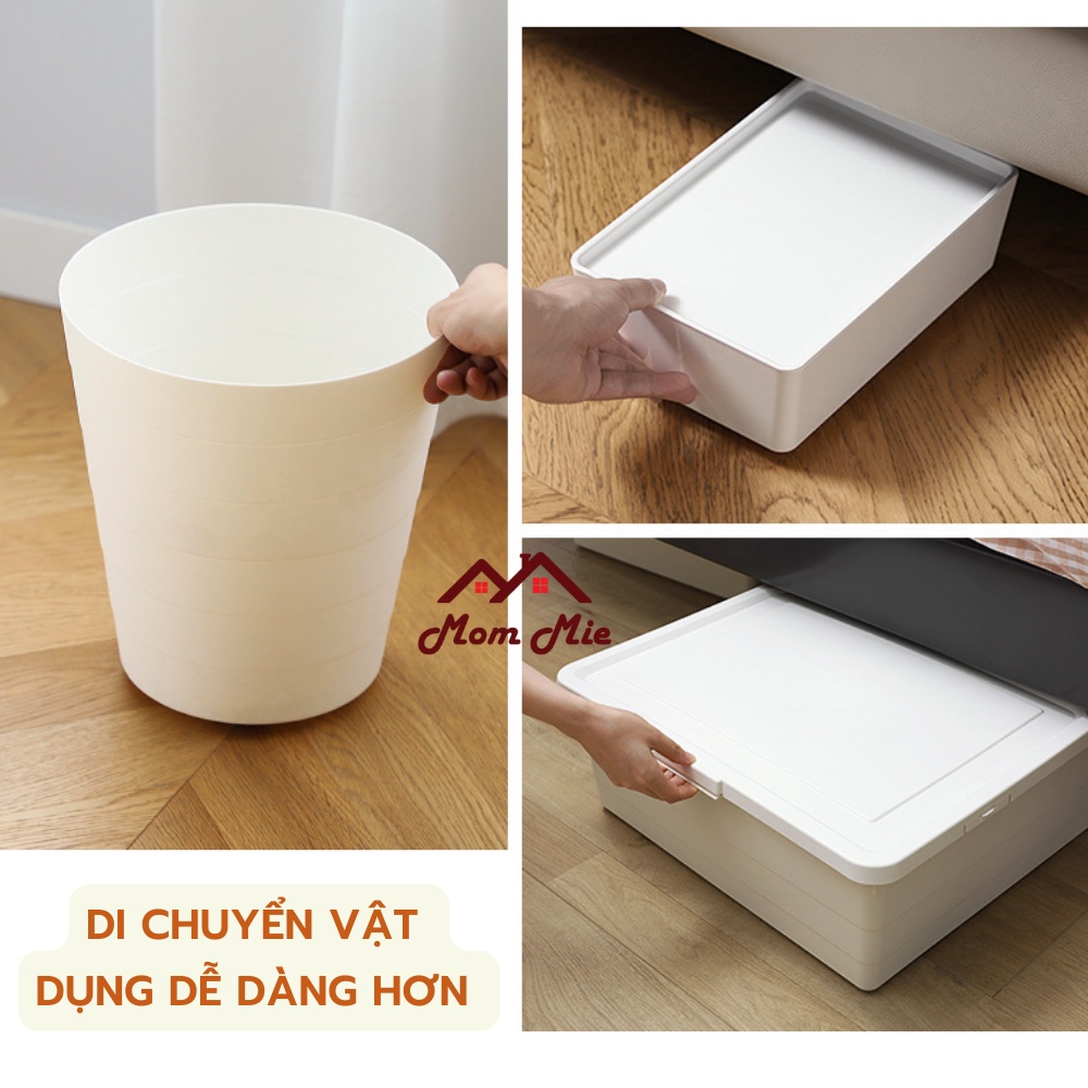 [MỚI] Vỉ 4 con lăn kèm miếng dán 2 mặt, dán thùng rác và các vật dụng, siêu bền, chịu lực tốt - J242