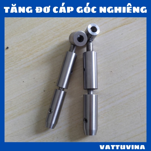 Tăng đơ ống cáp cầu thang nghiêng chất liệu inox 304 - Kim khí Vật tư Vina