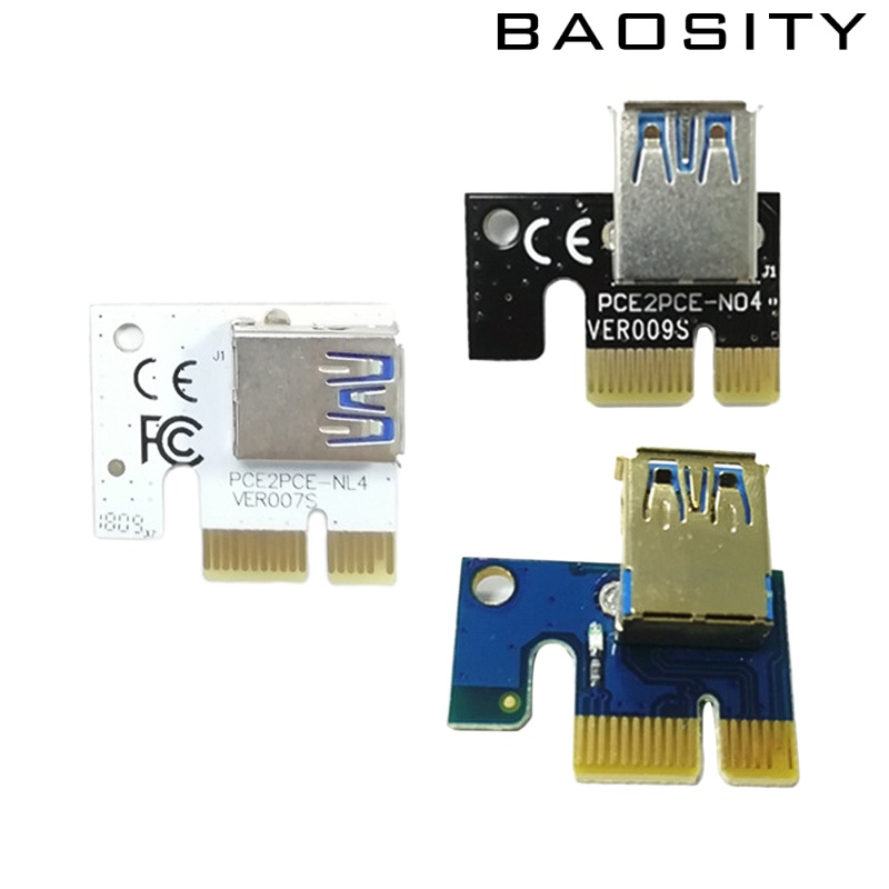 [BAOSITY]USB Graphics Card Riser Card PCI-E 1X To 16X Mining Adapter Accessory