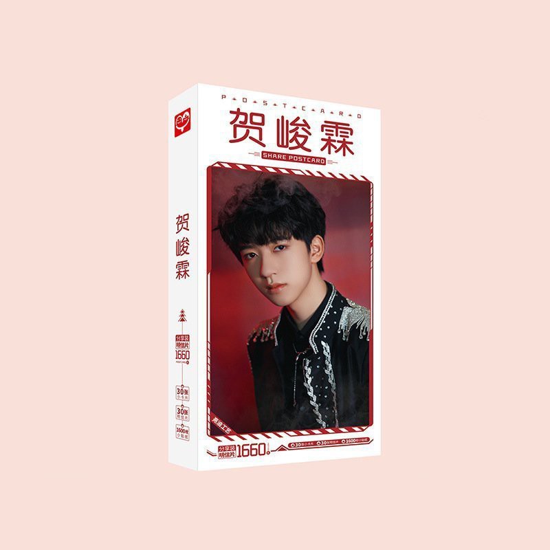 Hộp ảnh postcard HẠ TUẤN LÂM nhóm nhạc TNT THỜI ĐẠI THIẾU NIÊN ĐOÀN idol thần tượng hoa ngữ có lomo ảnh dán sticker