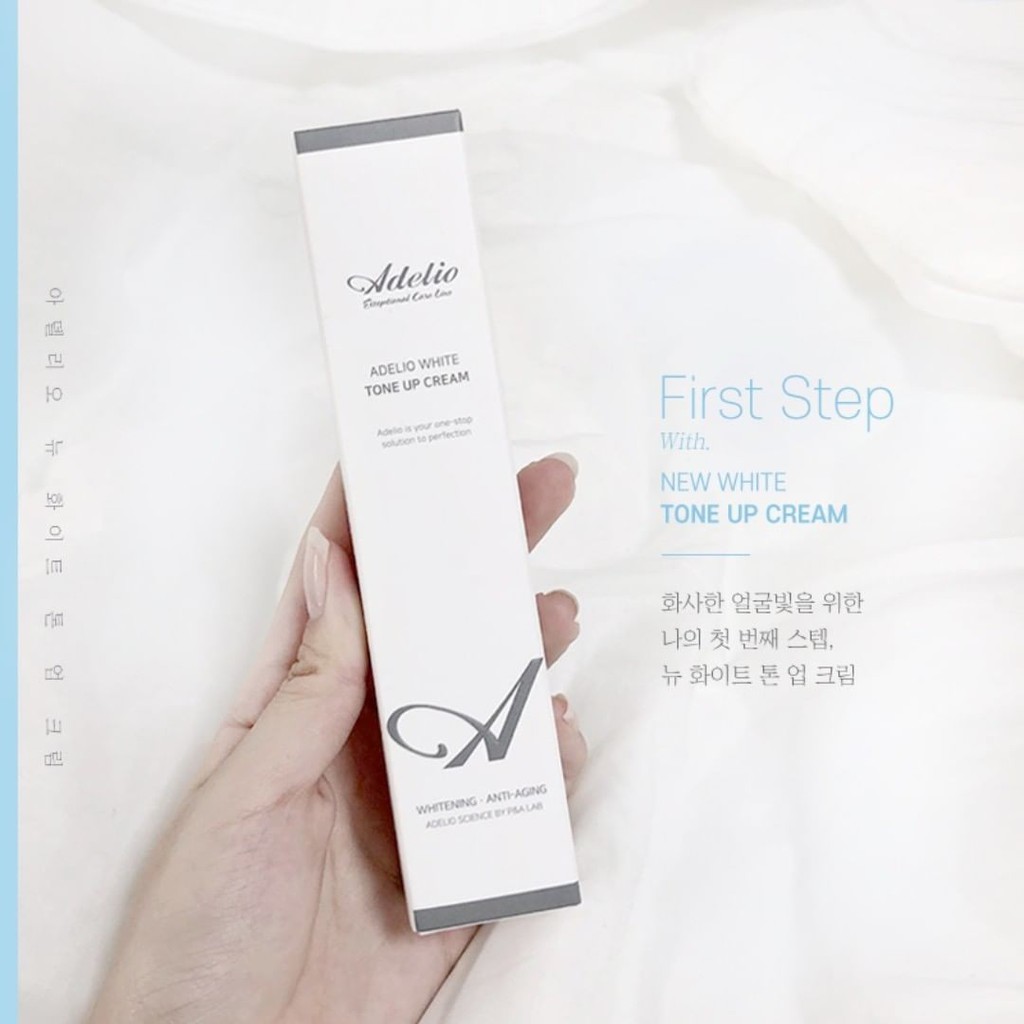 Kem Tone Up Cream Adelio sáng da tức thời, Kem nâng tông da makeup, kem lót dưỡng ẩm Adelio | BigBuy360 - bigbuy360.vn