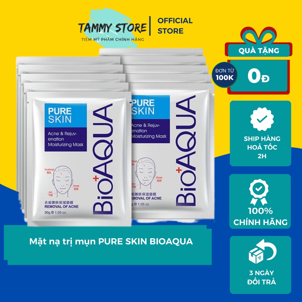 Mặt nạ trị mụn PURE SKIN BIOAQUA