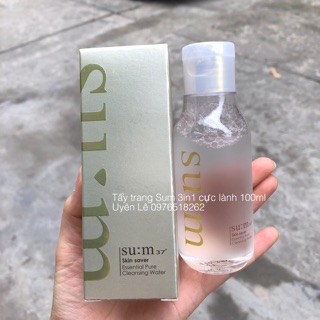 Tẩy trang Sum dịu nhẹ không cồn 100ml