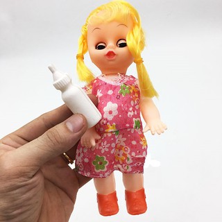 Đồ chơi búp bê uống sữa biết nhắm mở mắt size 18 cm