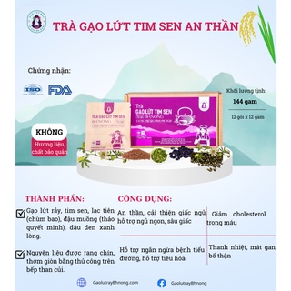 Trà Gạo Lứt Tim Sen BH.NONG