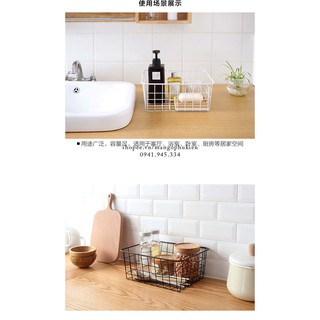 Giỏ sắt trang trí decor chụp ảnh ( Rổ sắt đựng đồ cá nhân xinh xắn )