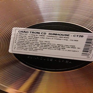 Chảo chống dính Sunhouse 20cm, chảo Sunhouse trơn CT20