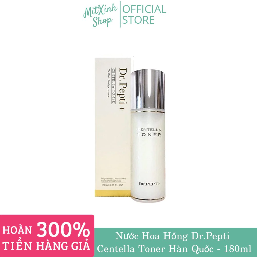 Nước Hoa Hồng Dưỡng Da Căng Bóng Dr.Pepti Centella Toner 180ml