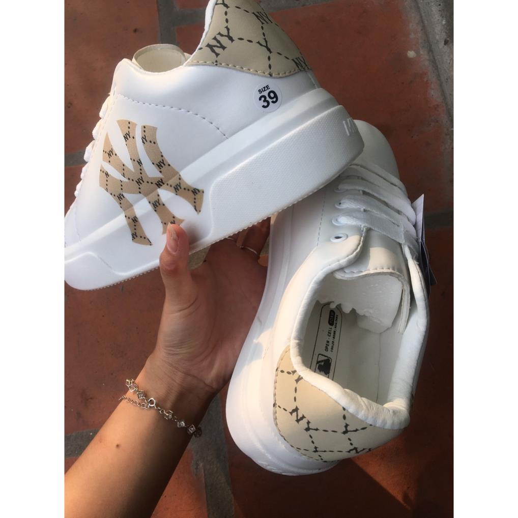 💅🏻 Giày Trắng UNISEX Mẫu Mới 2022, Giày Hàn Quốc Nam Nữ Độn đế 4cm