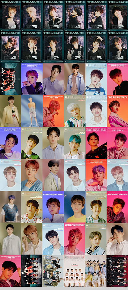 54pcs/box TREASURE Lomo card Photocard | BigBuy360 - bigbuy360.vn