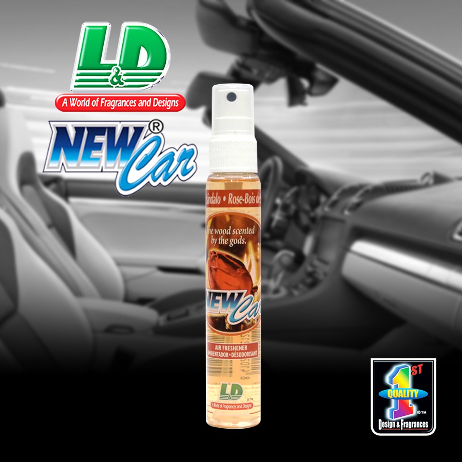 [Mã BMBAU50 giảm 10% đơn 99k] Nước Hoa Ô Tô Dạng Xịt L&amp;D New Car Rose Sansalwood 60ml Nhập Khẩu Chính Hãng