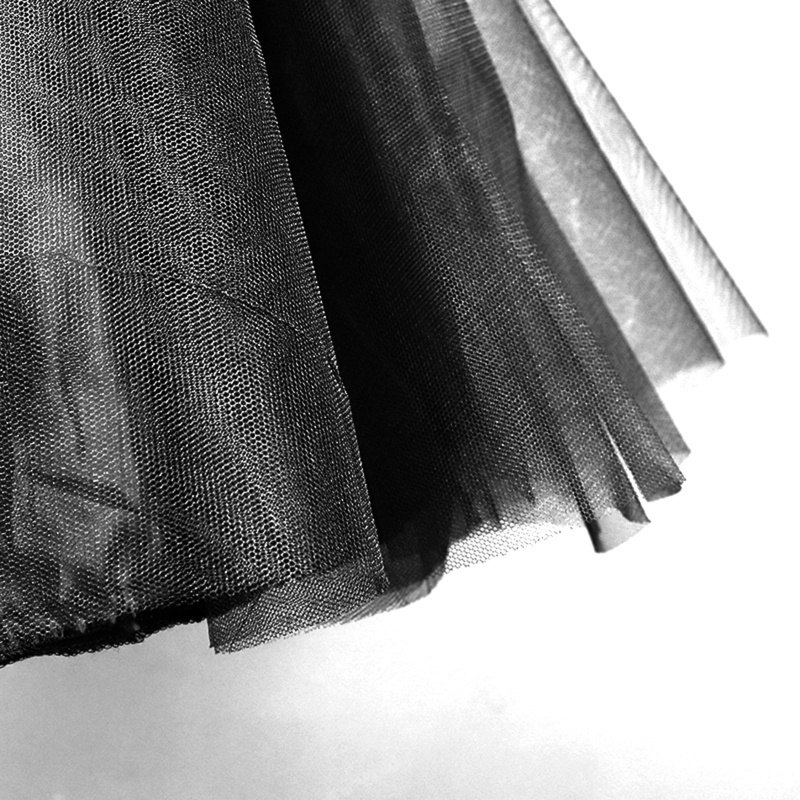 Brroa Quần Lót Tulle Hai Lớp Lưng Cao Cho Nữ