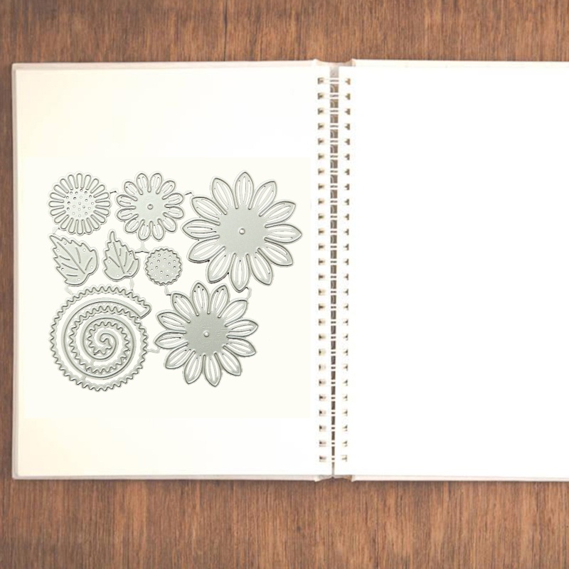 Khuôn Cắt Giấy Kim Loại Hình Hoa Lá Xinh Xắn